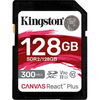 Kingston 128GB SD Canvas React Plus Ultimate U3